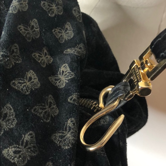 Vintage Bottega Veneta suede butterfly crossbody bag - Picture 3 of 8